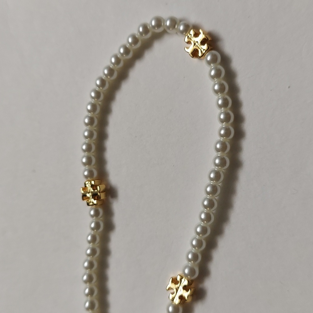 Tory Bruch MOONDANCE PEARL NECKLACE - Picture 7 of 9